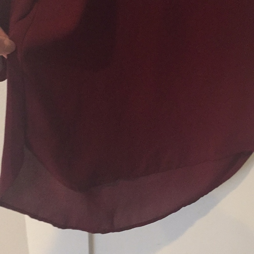 Maroon blouse - Picture 3 of 4